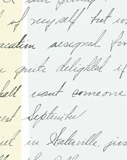 Illustrati Prints: Hand Written Letter