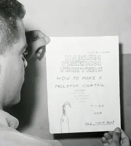 Handbill Prints: Handbill Instructions on Molotov Cocktail