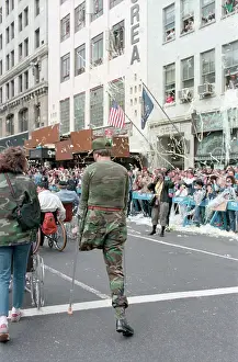 Disabled Prints: Handicapped Veterans at Parade