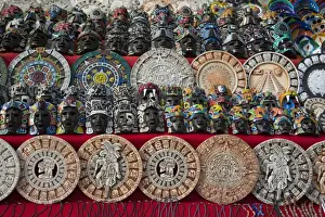 Yucatn Peninsula Prints: Handicrafts for sale, Chichen Itza