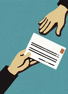 Delivering Prints: Handing Over a Letter
