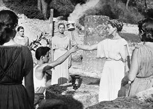 1956 Olympic Games Melbourne Prints: Handing Over the Olympic Torch