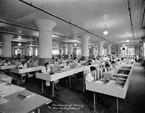 Huty34298 Prints: Handkerchief Folding & Boxing Department