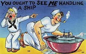 Upset Prints: Handling a Ship