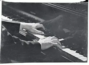Precision Prints: Hands Playing Keys of Chilton Piano