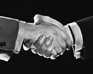Human Hand Prints: Handshake