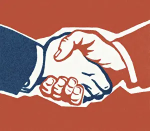 Business As Usual Prints: Handshake