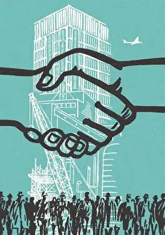 Team Work Prints: Handshake