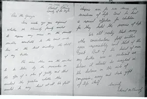 Handwritten Letter Signed Edward Kennedy