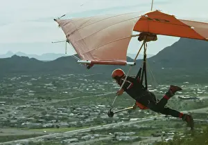 Hang Glider Above Arizona