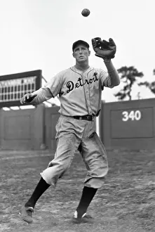 Catching Prints: Hank Greenberg Catching Baseball