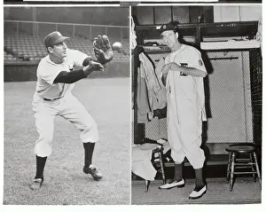 Hank Greenberg on Field and in Locker Room