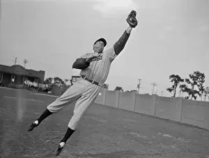 Lakeland Prints: Hank Greenberg Going up for a Catch