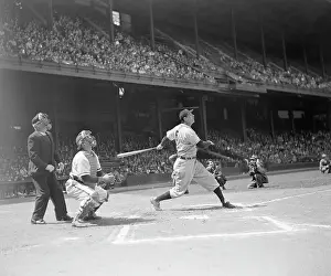 Hitting Prints: Hank Greenburg After Connecting; Home Ru