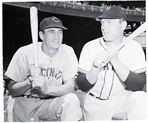 Slugger Prints: Hank Sauer And Johnny Mize Compare Grips