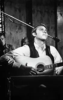 Audio Recording Prints: Hank Williams, Jr. in Recording Studio