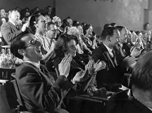 Music Hall Prints: Happy Audience
