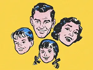 Illustratio Prints: Happy Family