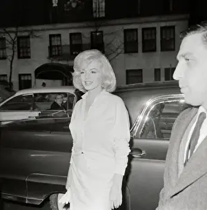 A Happy Marilyn Monroe Leaving Hospital