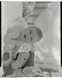 Happy Mary Courtney Kennedy Hill in Her Crib