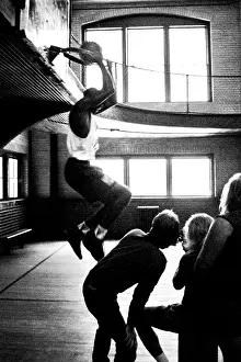 Prints of Award-winning basketball player Chicago Bulls #23 Michael Jordan shoots a basket Timeless Moments: A Visual Journey Through History’s Defining Images: Hare Jordan