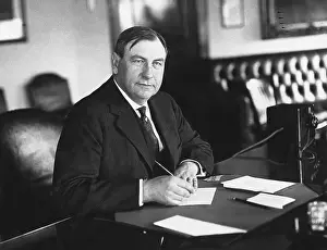 Harlan F. Stone at Work in His Office