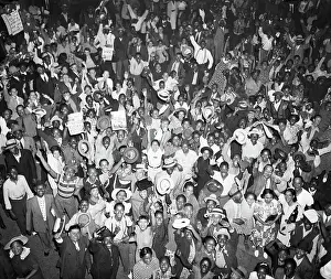 Enthusiasm Prints: Harlem Celebrating Louis Victory over Schmeling