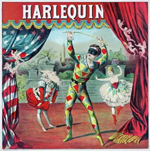 Smoking Prints: Harlequin Square Label