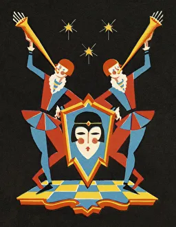 Performance Gallery: Harlequins Blowing Horns