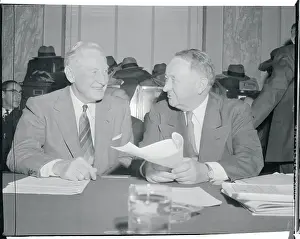 Curtice Prints: Harlow Curtice Conversing with Albert Bradley