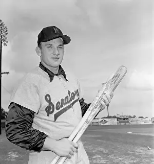 Harmon Killebrew Posing with Bat