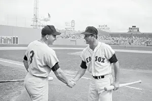 Harmon Killebrew Shaking Hands with Carl Yastrzemski