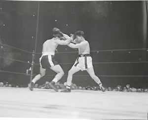 Harold Green Fighting Marcel Cerdan