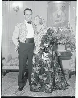 Harold Lloyd and May Robson Wearing Costumes