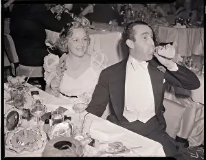Harold Lloyd and Wife Celebrate New Year