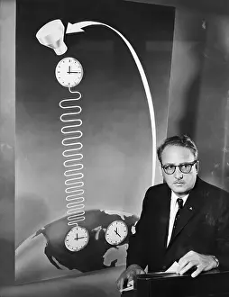 Harold Lyons Explaining Atomic Clock Experiment