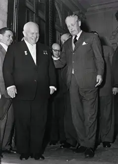 Embassy Prints: Harold MacMillan With Nikita Krushchev