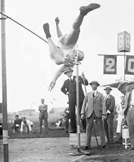Harold Osborne Wins Olympic High Jump