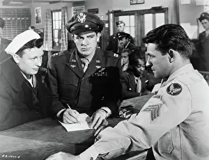 Veteran Prints: Harold Russel and Dana Andrews Film Still