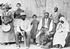 Suits Prints: Harriet Tubman With Family, Friends, & Neighbors