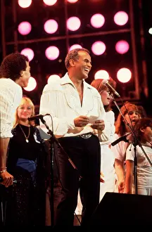 Iconic Concert Prints: Celebrate the Unforgettable Music Event That United the World: Harry Belafonte At Live Aid