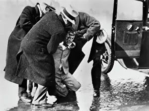 Detroit Prints: Harry Bennett Struck in Head with a Rock
