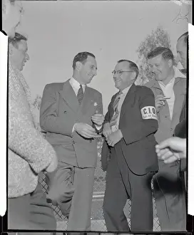 Los Angeles County Prints: Harry Bridges Talking to Union Members