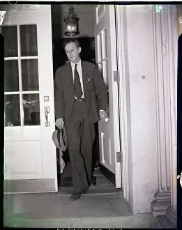 Administrator Prints: Harry Hopkins Exiting the White House