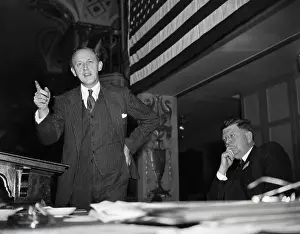 Rhetoric Prints: Harry Hopkins Speaking at Conference