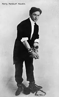 Tuxedo Prints: Harry Houdini in Handcuffs and Shackles