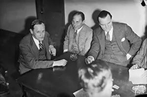 Conference Prints: Harry L. Hopkins Meeting with CWA Chiefs