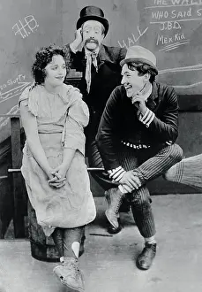 Burbank Prints: Harry Pollard Performing a Scene in a Movie