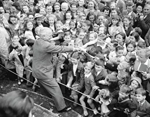 Campaigning Prints: Harry S. Truman Greeting American Children in Brazil