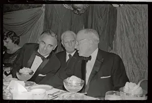 Hartford Prints: Harry S. Truman Seated at Dinner with Friends